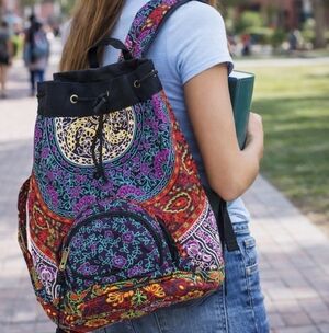 Indian Mandala Handmade Women's Book Bag